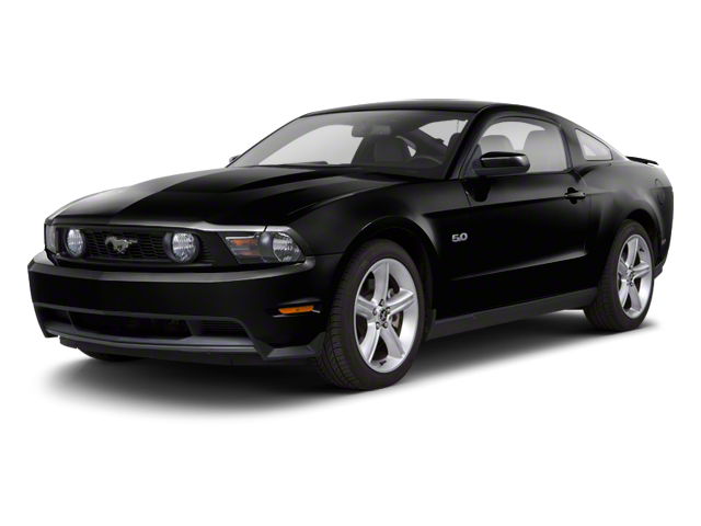 2011 Ford Mustang GT Premium in Black — front three-quarter view