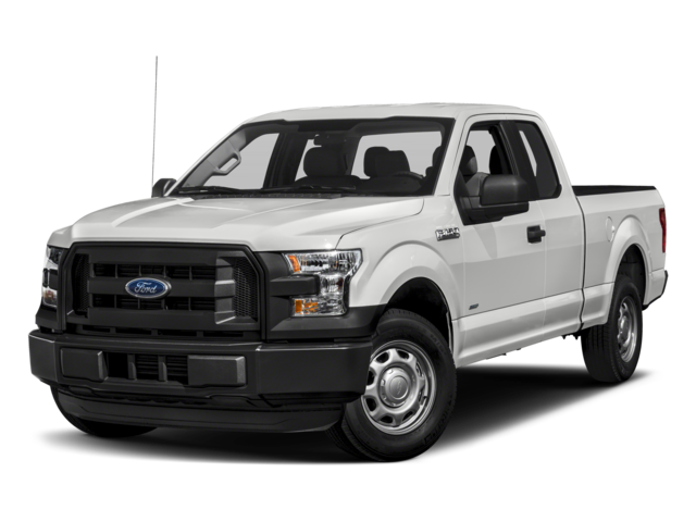 2017 Ford F-150 XL in Ingot Silver — front three-quarter view