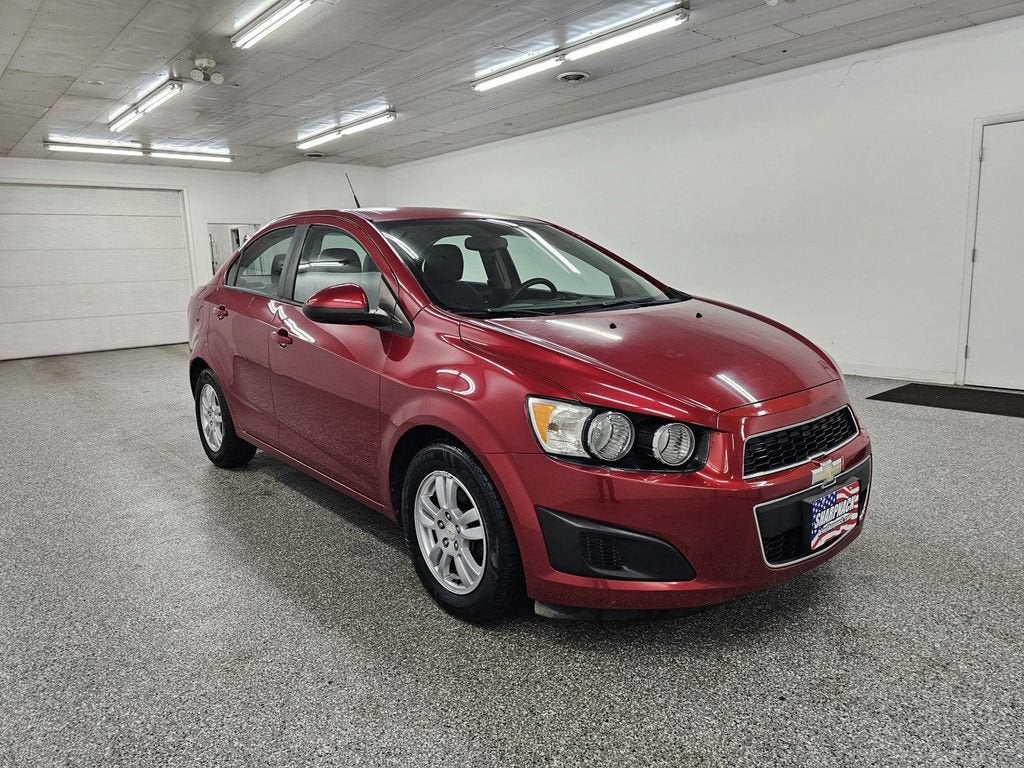 2012 Chevrolet Sonic — rear three-quarter view
