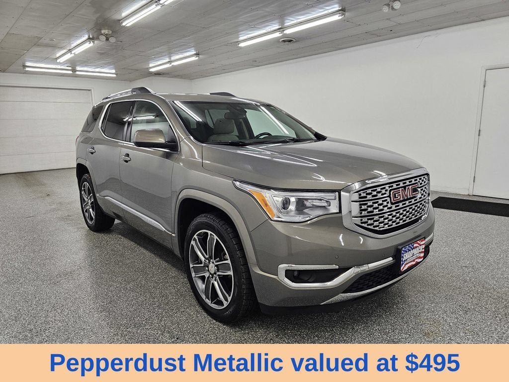2019 GMC Acadia — rear three-quarter view