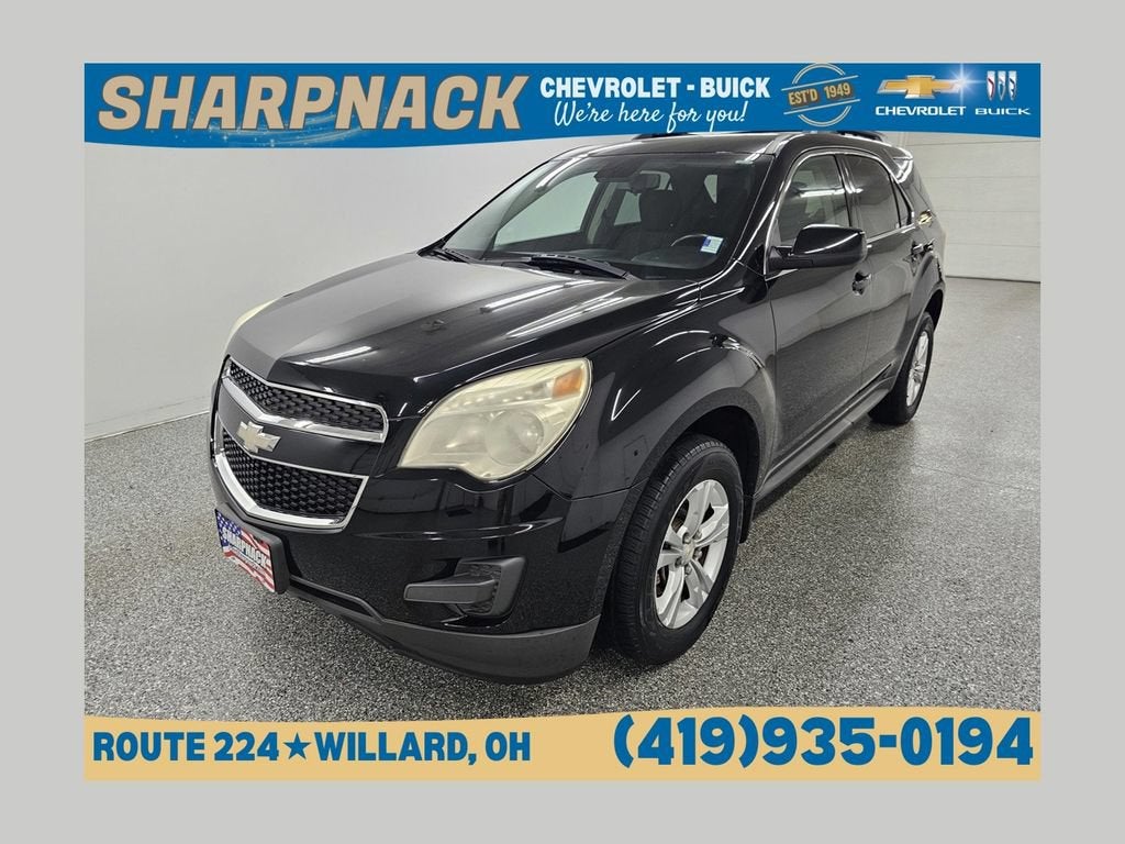 2013 Chevrolet Equinox LT in Black — front three-quarter view