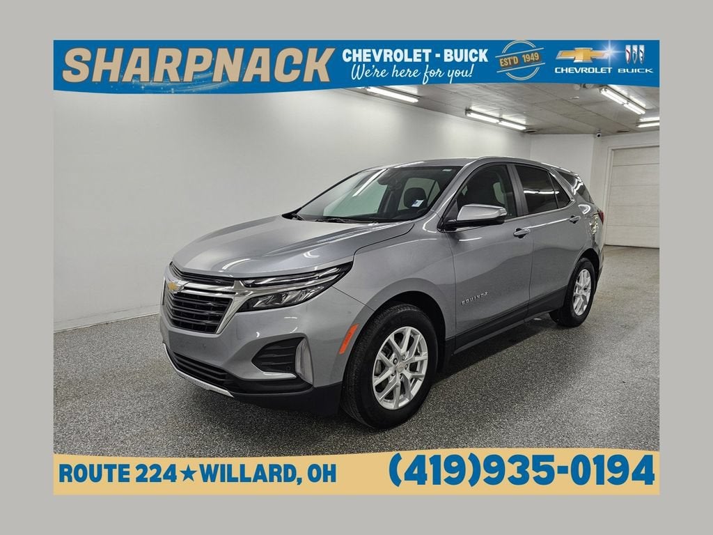 2024 Chevrolet Equinox LT in Sterling Gray Metallic — front three-quarter view