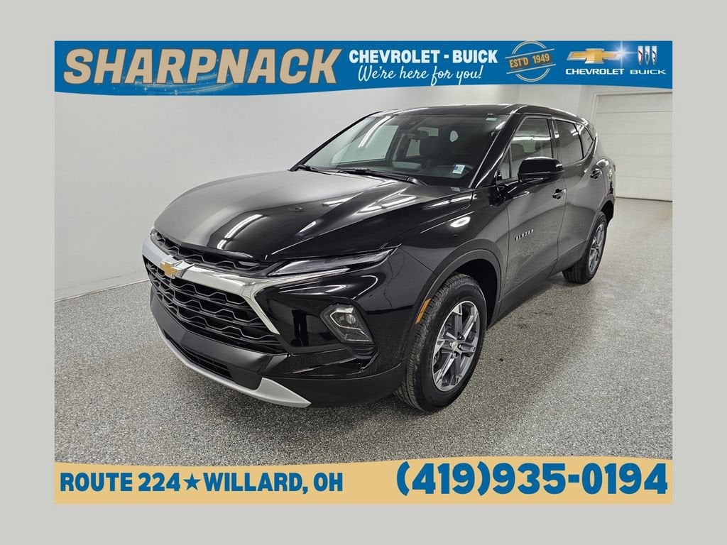 2026 Chevrolet Blazer 2LT in Black — front three-quarter view