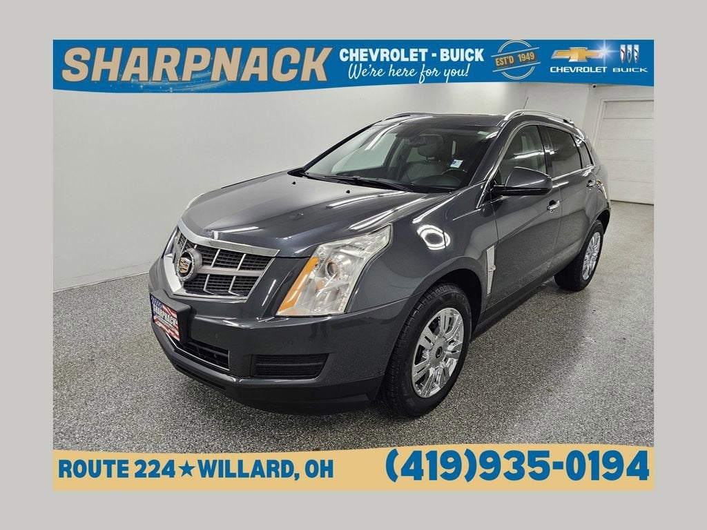 2012 Cadillac SRX Luxury Collection in Gray — front three-quarter view