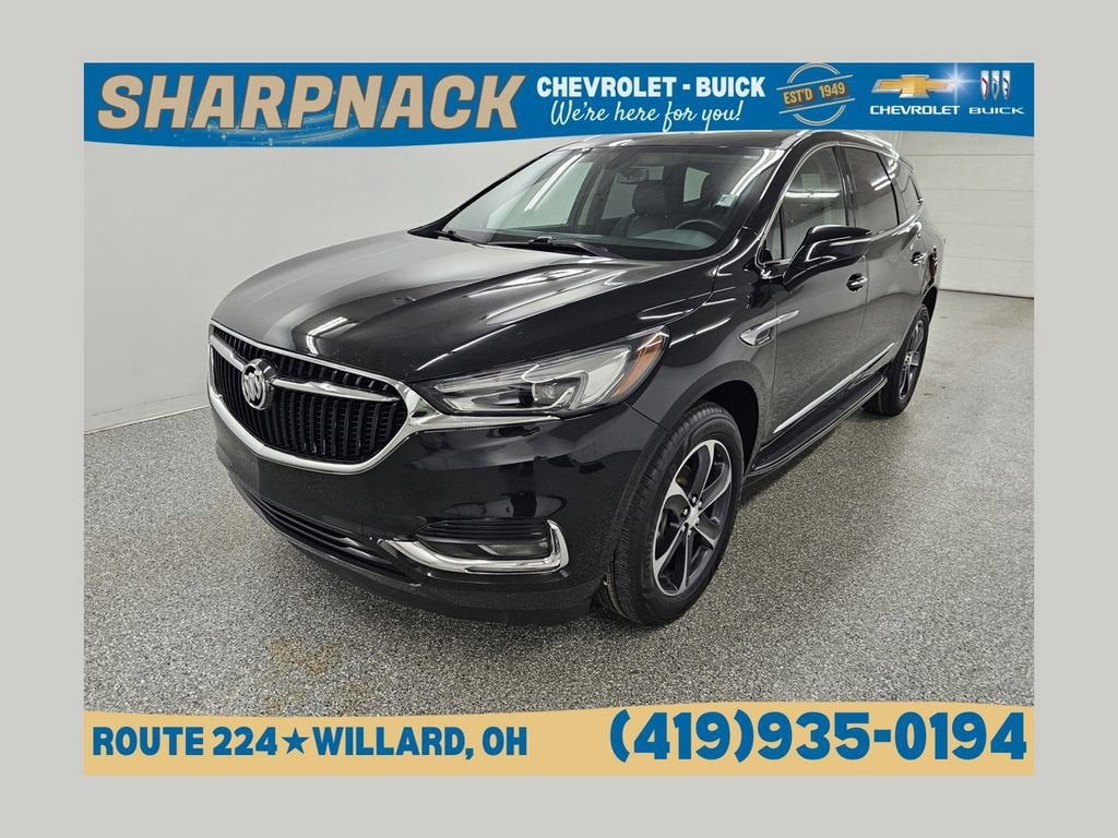 2019 Buick Enclave Essence in Includes Spectra Gray Lower Exterior Accent Color.) — front three-quarter view