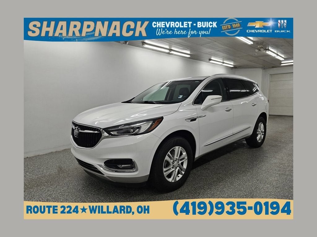 2020 Buick Enclave Essence in (Includes Satin Nickel Lower Exterior Accent Color.) — front three-quarter view