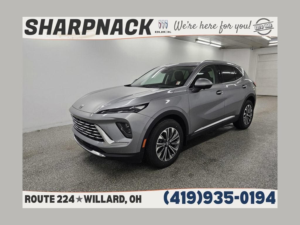 2026 Buick Envision Preferred in Moonstone Gray Metallic — front three-quarter view