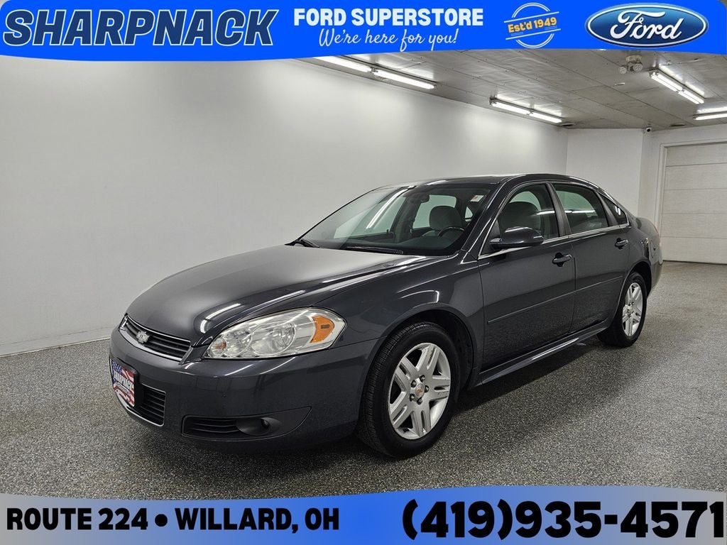 2010 Chevrolet Impala LT in Cyber Gray Metallic — front three-quarter view