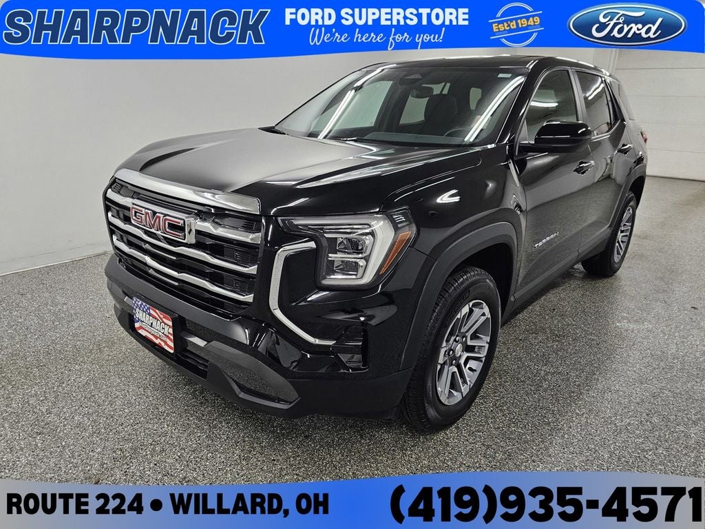 2025 GMC Terrain Elevation in Ebony Twilight Metallic — front three-quarter view