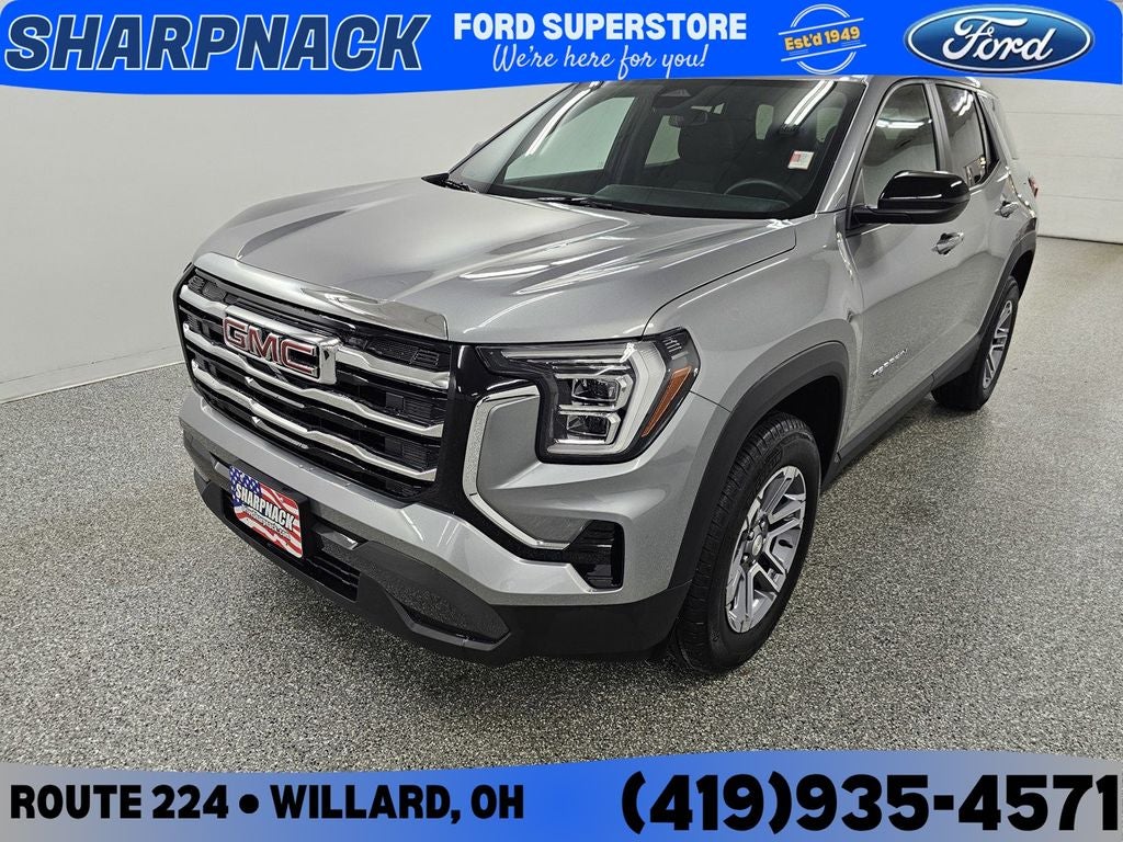 2025 GMC Terrain Elevation in Sterling Metallic — front three-quarter view